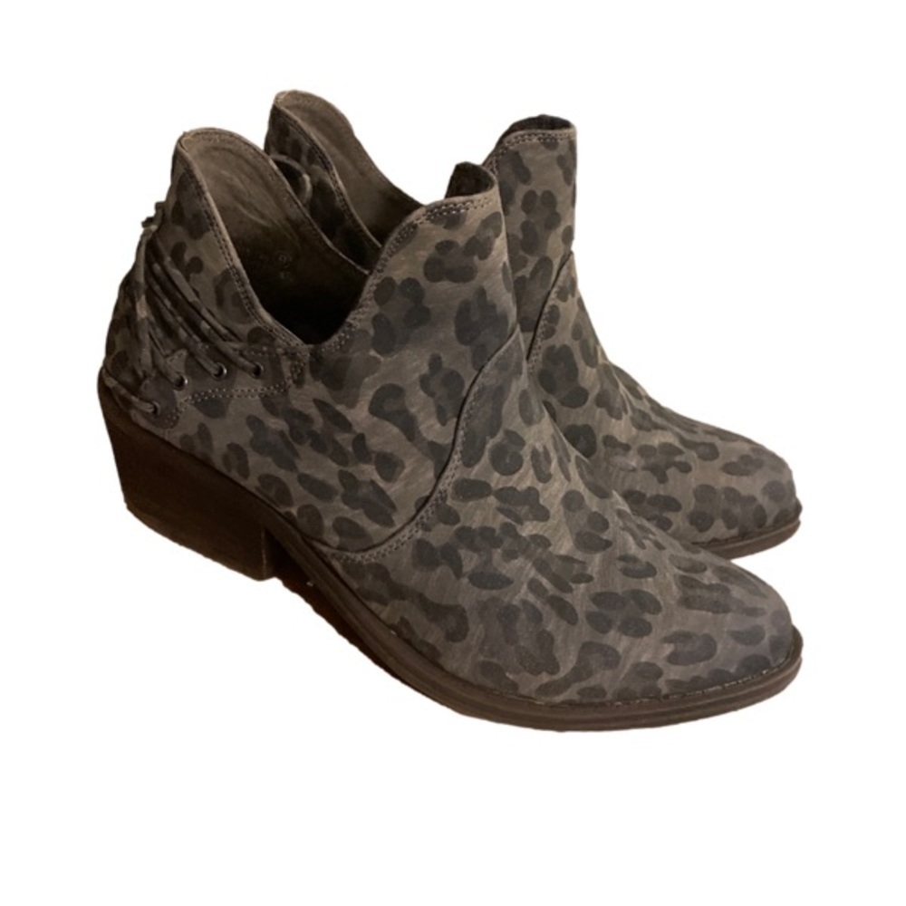 Leopard Print Booties Size 9 By Very G - image 4